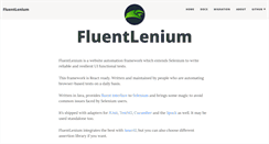 Desktop Screenshot of fluentlenium.org