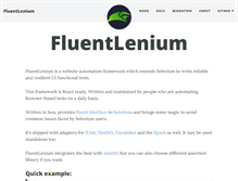 Tablet Screenshot of fluentlenium.org